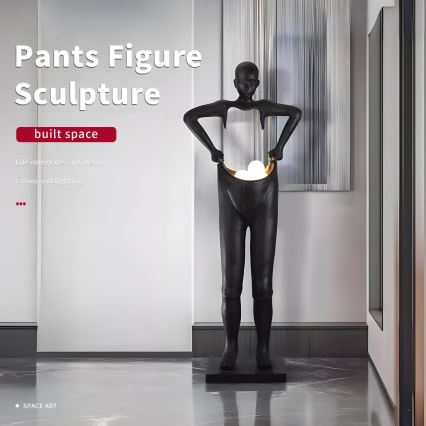 Επιδαπέδιο φωτιστικό SILUETTE 4xG9/10W/230V 185 cm Human Houdini