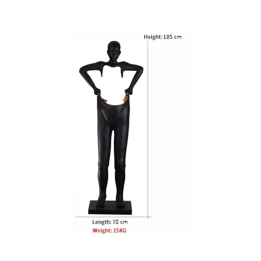 Επιδαπέδιο φωτιστικό SILUETTE 4xG9/10W/230V 185 cm Human Houdini
