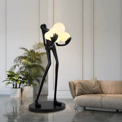 Επιδαπέδιο φωτιστικό SILUETTE 6xE27/25W/230V 180 cm Human Ball