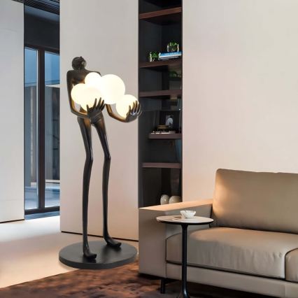 Επιδαπέδιο φωτιστικό SILUETTE 6xE27/25W/230V 180 cm Human Ball