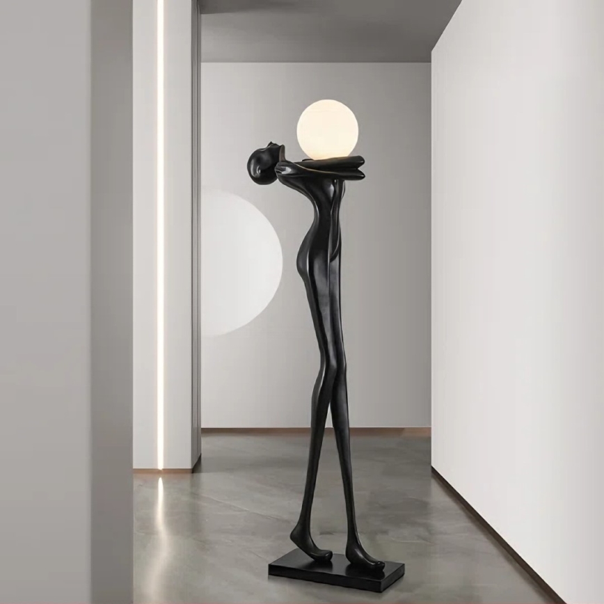 Επιδαπέδια λάμπα SILUETTE 1xE27/25W/230V 175 cm Human Woman
