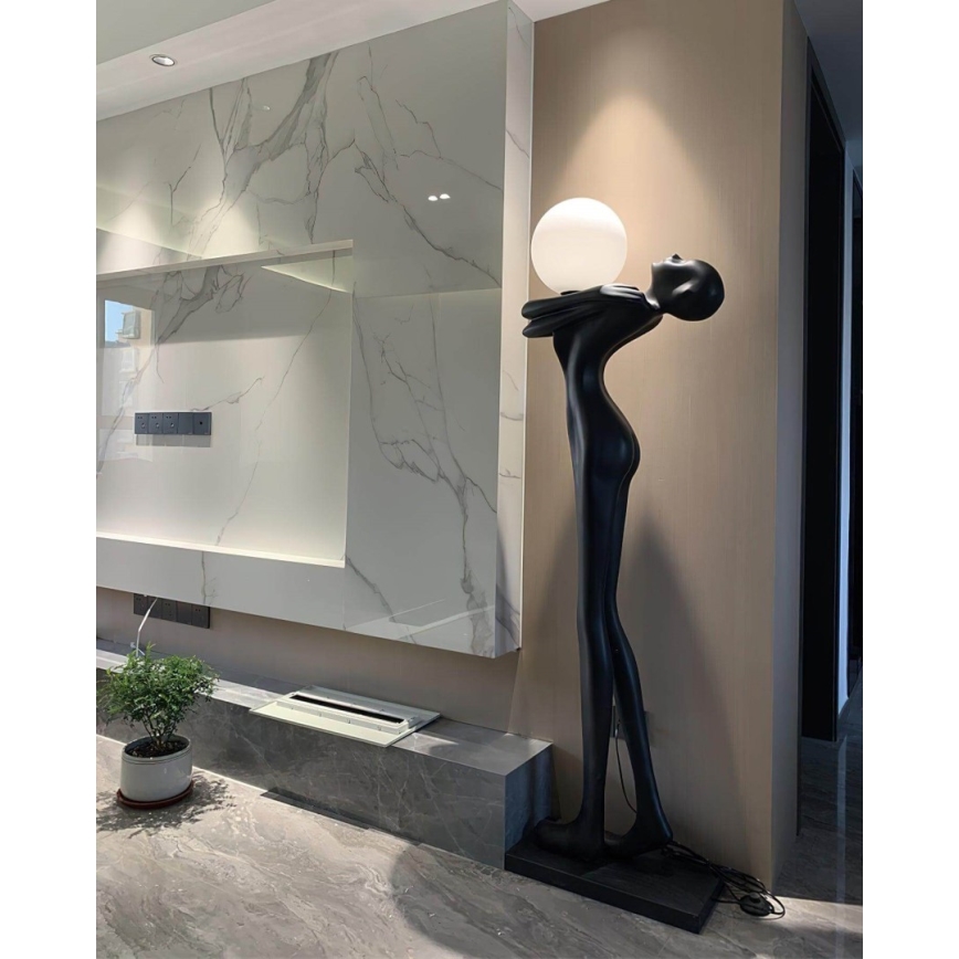 Επιδαπέδια λάμπα SILUETTE 1xE27/25W/230V 175 cm Human Woman