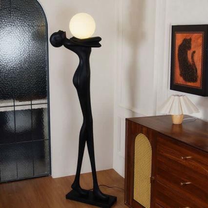 Επιδαπέδια λάμπα SILUETTE 1xE27/25W/230V 175 cm Human Woman