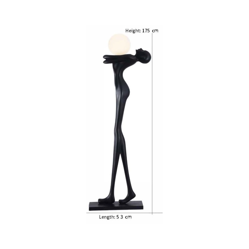 Επιδαπέδια λάμπα SILUETTE 1xE27/25W/230V 175 cm Human Woman