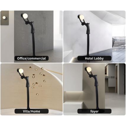 Επιδαπέδιο φωτιστικό SILUETTE 1xE27/25W/230V 210 cm Human Girl