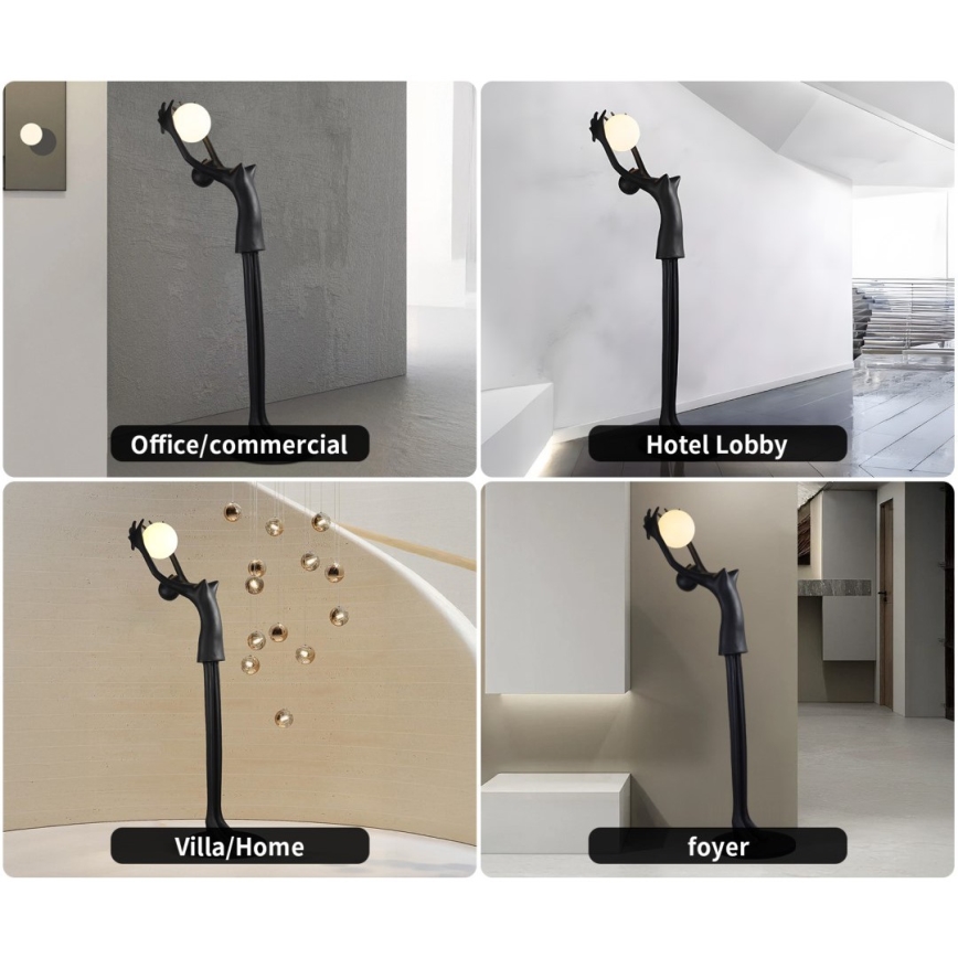 Επιδαπέδιο φωτιστικό SILUETTE 1xE27/25W/230V 210 cm Human Girl