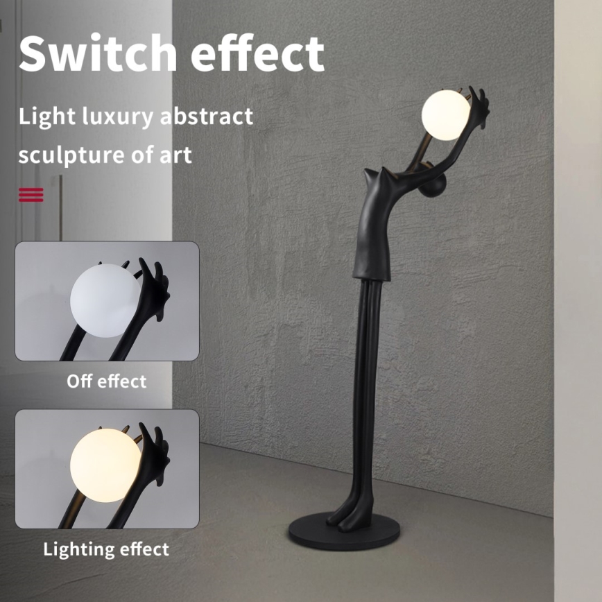 Επιδαπέδιο φωτιστικό SILUETTE 1xE27/25W/230V 210 cm Human Girl