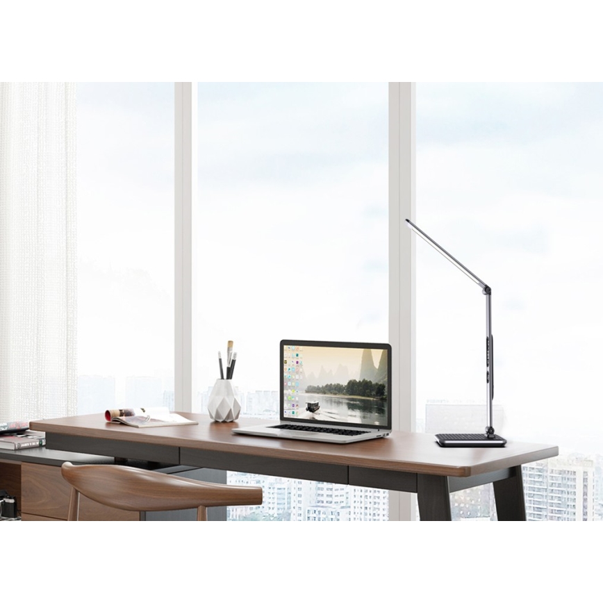 LED Dimmable επιτραπέζια λάμπα LED/8,5W/230V με ασύρματη φόρτιση