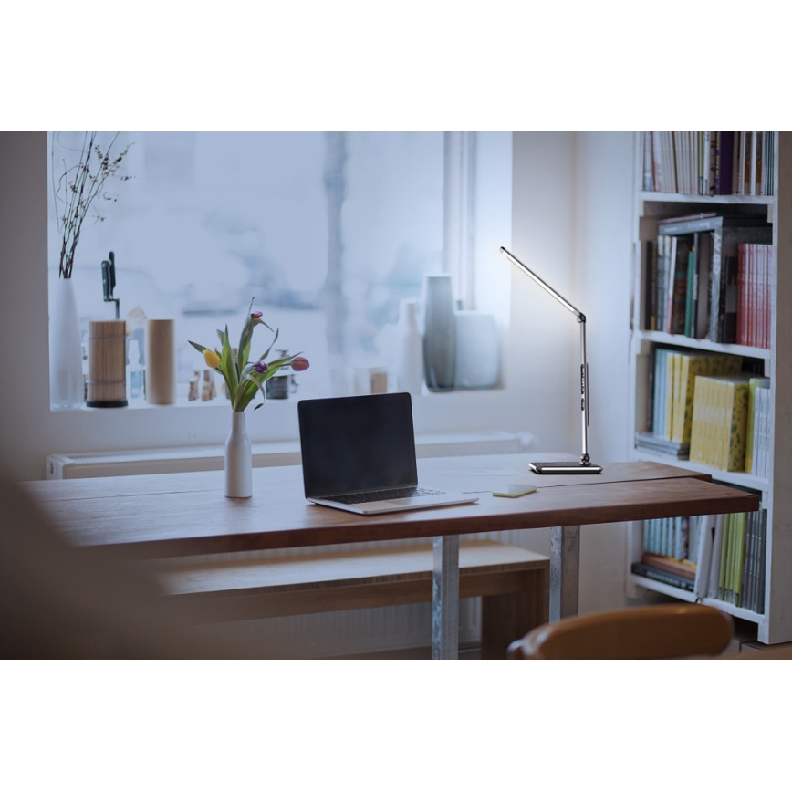 LED Dimmable επιτραπέζια λάμπα LED/8,5W/230V με ασύρματη φόρτιση