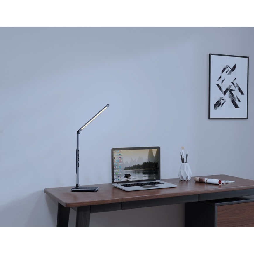 LED Dimmable επιτραπέζια λάμπα LED/8,5W/230V με ασύρματη φόρτιση