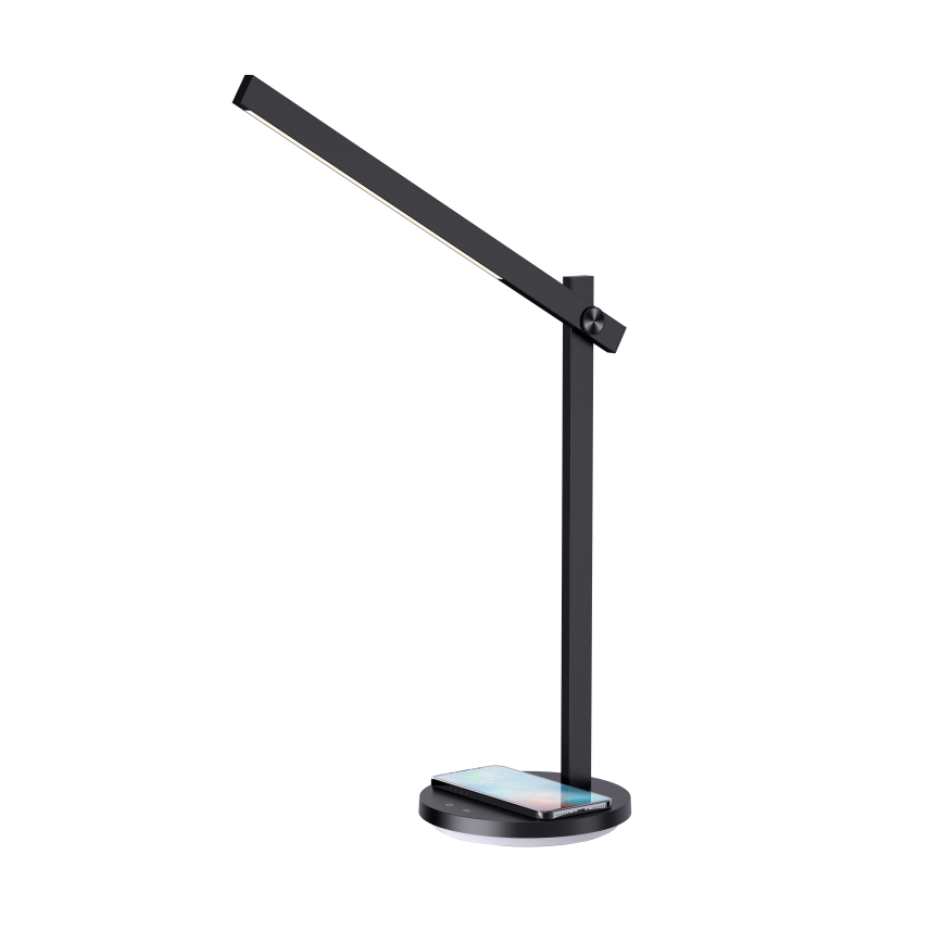 Επιτραπέζιο φωτιστικό LED Dimmable με ασύρματη φόρτιση QI BEAM LED/18W/230V 2800K/4000K/5000K