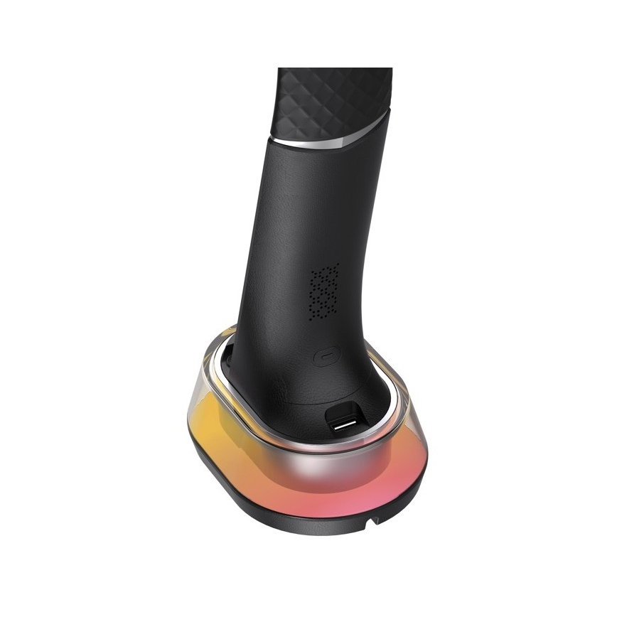 LED RGB Eπιτραπέζια λάμπα dimming με ασύρματη φόρτιση CORELLA LED/7W/12/230V μαύρο