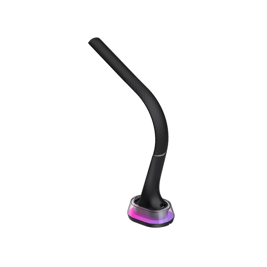 LED RGB Eπιτραπέζια λάμπα dimming με ασύρματη φόρτιση CORELLA LED/7W/12/230V μαύρο