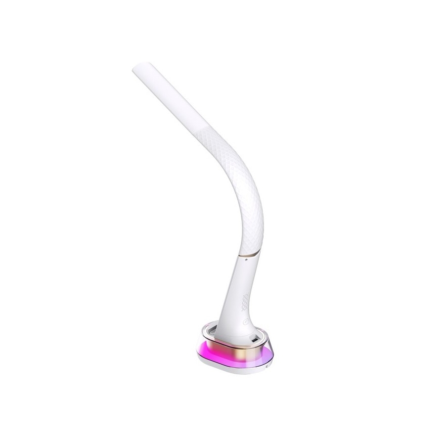 LED RGB Eπιτραπέζια λάμπα dimming με ασύρματη φόρτιση CORELLA LED/7W/12/230V λευκό