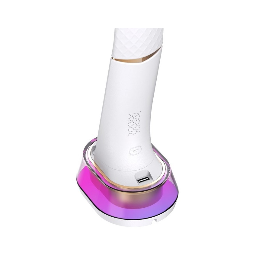 LED RGB Ρυθμιζόμενο επιτραπέζιο φωτιστικό με ασύρματη φόρτιση CORELLA LED/7W/12/230V λευκό