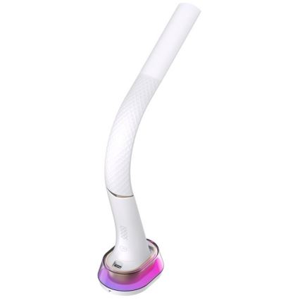 LED RGB Ρυθμιζόμενο επιτραπέζιο φωτιστικό με ασύρματη φόρτιση CORELLA LED/7W/12/230V λευκό