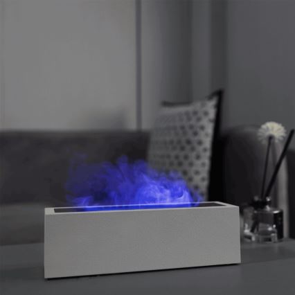 LED Aroma diffuser και air humidifier with φλόγα imitation LED/10W/5V