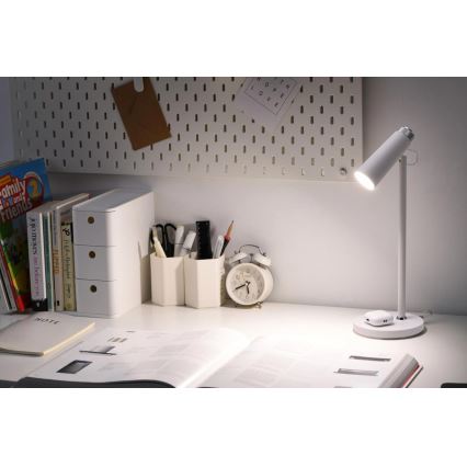 Επιτραπέζιο φωτιστικό LED ντιμαριζόμενο με φόρτιση Qi TIT LED/12W/230V λευκό