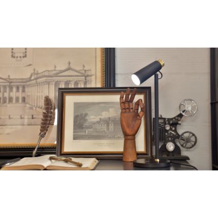 Επιτραπέζιο φωτιστικό LED ντιμαριζόμενο με φόρτιση Qi TIT LED/12W/230V μαύρο