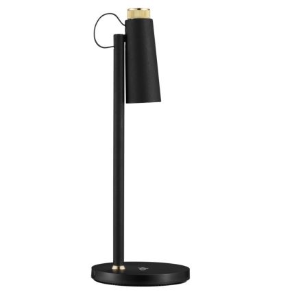 Επιτραπέζιο φωτιστικό LED ντιμαριζόμενο με φόρτιση Qi TIT LED/12W/230V μαύρο