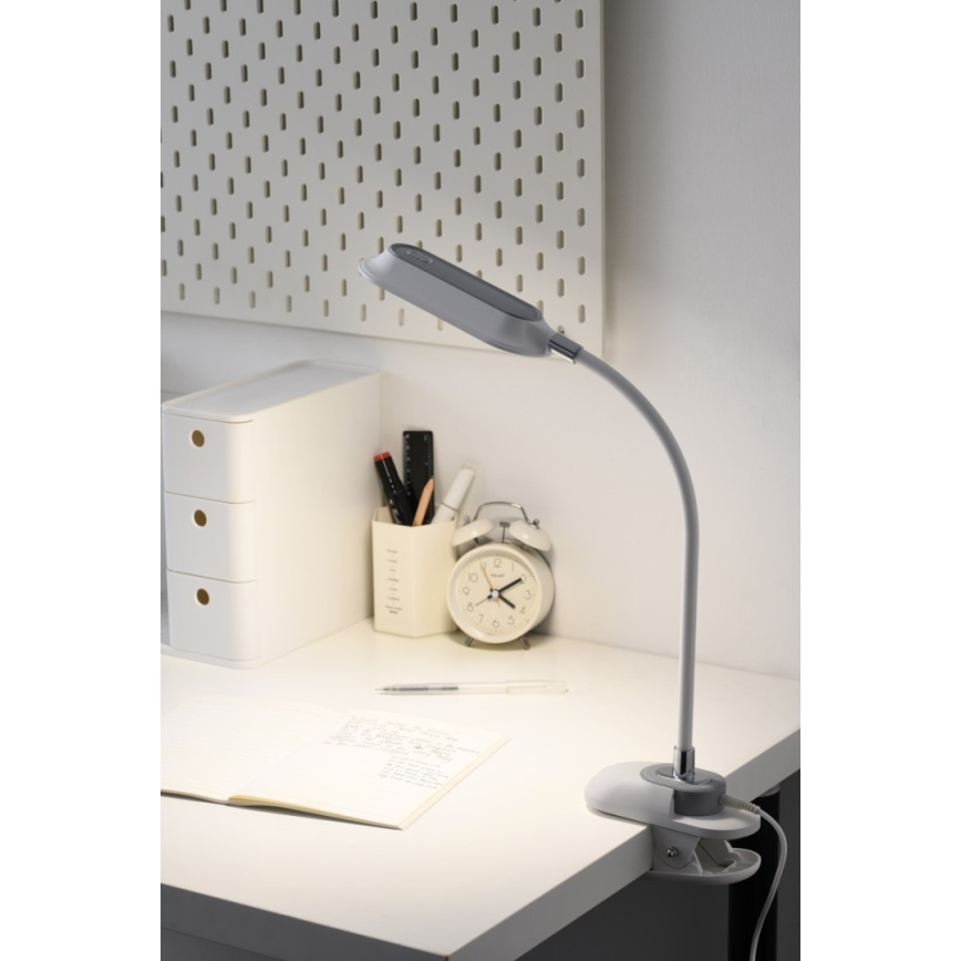 LED+CCT Ρυθμιζόμενο επιτραπέζιο φωτιστικό με κλιπ CLIP LED/7,5W/230V 3000/4200/5000K λευκό