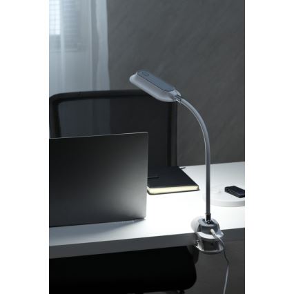 LED+CCT Ρυθμιζόμενο επιτραπέζιο φωτιστικό με κλιπ CLIP LED/7,5W/230V 3000/4200/5000K λευκό