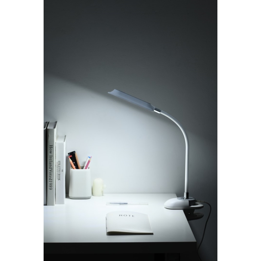 LED+CCT Ρυθμιζόμενο επιτραπέζιο φωτιστικό με κλιπ CLIP LED/7,5W/230V 3000/4200/5000K λευκό