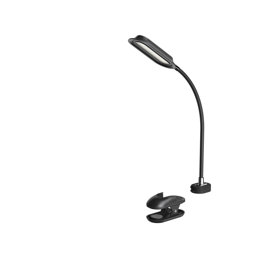 Επιτραπέζιο ρυθμιζόμενο φωτιστικό LED+CCT με κλιπ CLIP LED/7,5W/230V 3000/4200/5000K μαύρο