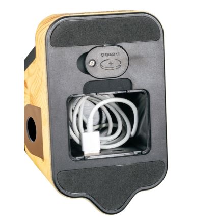 LED+CCT Ρυθμιζόμενο επιτραπέζιο φωτιστικό με ασύρματη φόρτιση QI IDEAL LED/8W/230V 2700/4000/5000K μπεζ