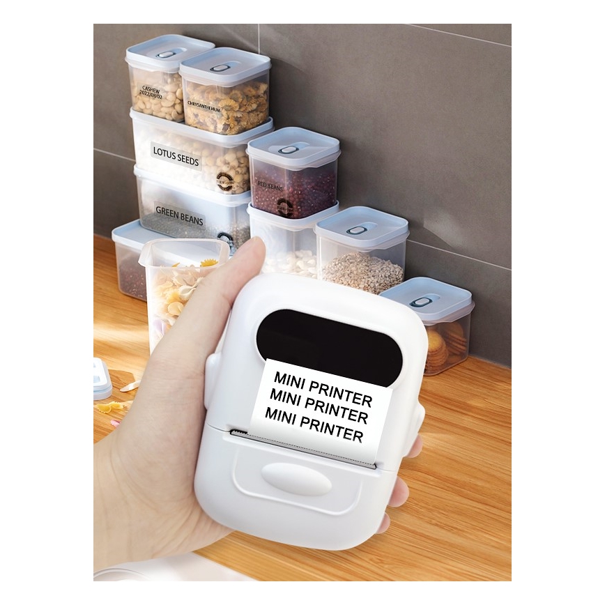 Digital label printer USB-C + self-adhesive labels 40x30mm