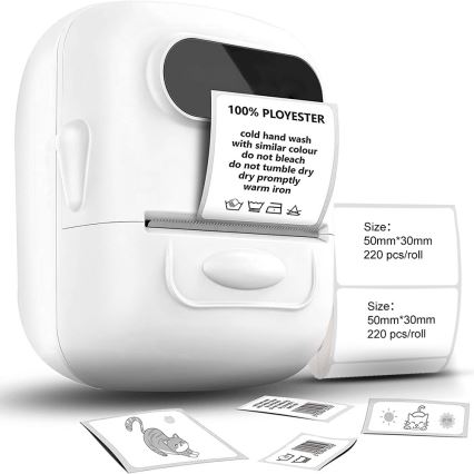 Digital label printer USB-C + 3x self-adhesive labels