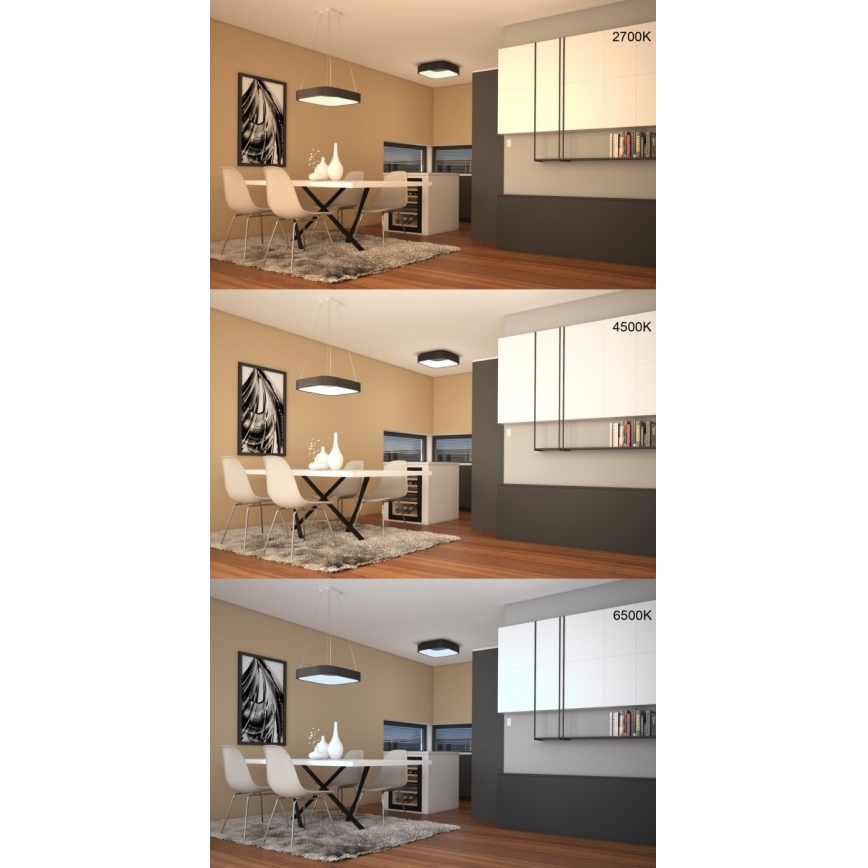 Immax NEO 07035L - Ρυθμιζόμενο LED φωτιστικό οροφής με καλώδιο TOPAJA LED/47W/230V Tuya + τηλεχειριστήριο