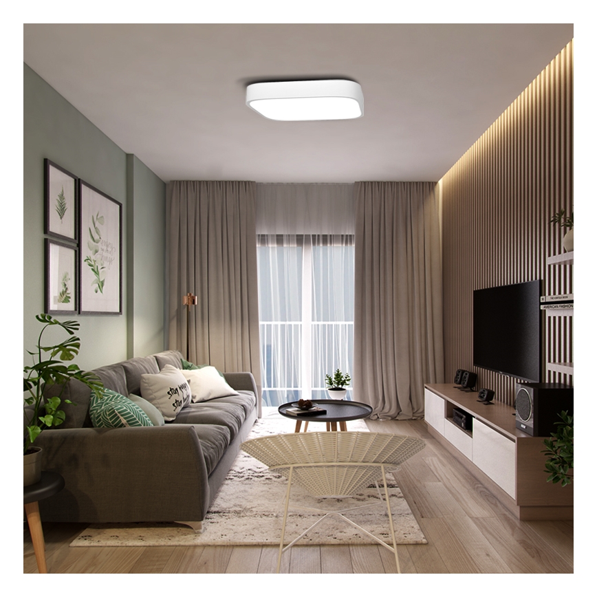 Immax NEO 07042L - LED Φωτιστικό οροφής dimmer RECUADRO LED/67W/230V + RC Tuya