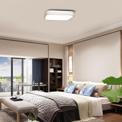 Immax NEO 07042L - LED Φωτιστικό οροφής dimmer RECUADRO LED/67W/230V + RC Tuya