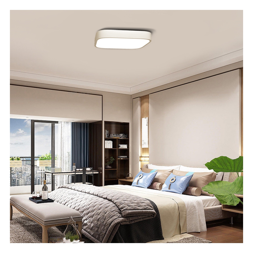 Immax NEO 07042L - LED Φωτιστικό οροφής dimmer RECUADRO LED/67W/230V + RC Tuya