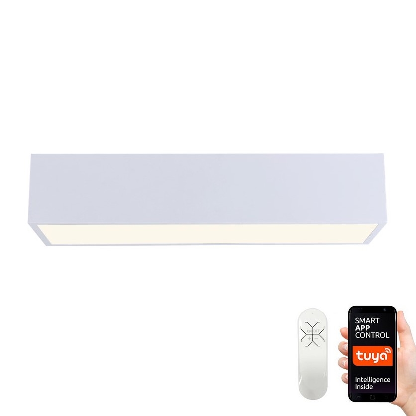 Immax NEO 07072-60 - LED Dimmable φωτιστικό οροφής CANTO LED/34W/230V λευκό Tuya + τηλεχειριστήριο