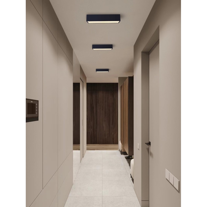 Immax NEO 07074-60 - LED Dimmable φωτιστικό οροφής CANTO LED/34W/230V μαύρο Tuya + τηλεχειριστήριο