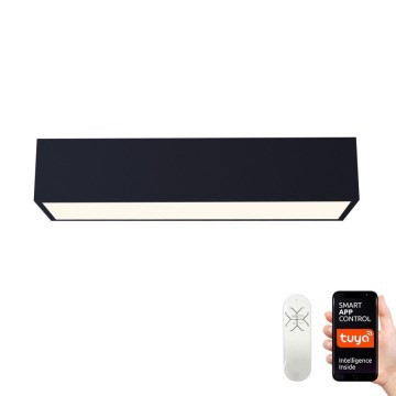 Immax NEO 07074-60 - LED Dimmable φωτιστικό οροφής CANTO LED/34W/230V μαύρο Tuya + τηλεχειριστήριο