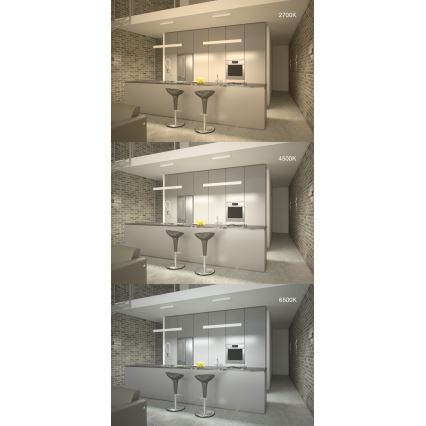 Immax NEO 07075L-LED Dimmable φωτιστικό οροφής ράγα LISTON λευκό LED/18W/230V + RC Tuya