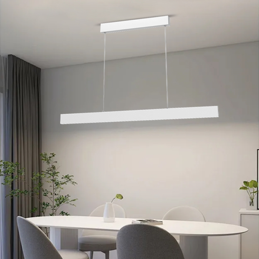 Immax NEO 07075L-LED Dimmable φωτιστικό οροφής ράγα LISTON λευκό LED/18W/230V + RC Tuya