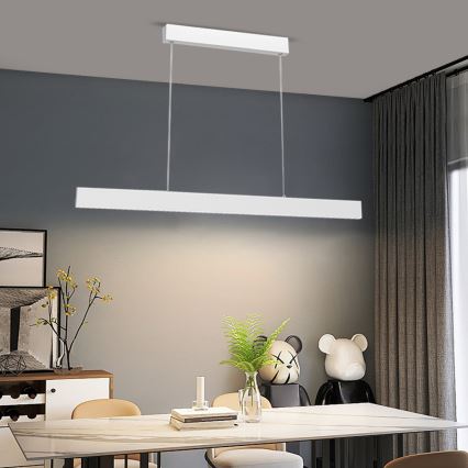 Immax NEO 07075L-LED Dimmable φωτιστικό οροφής ράγα LISTON λευκό LED/18W/230V + RC Tuya