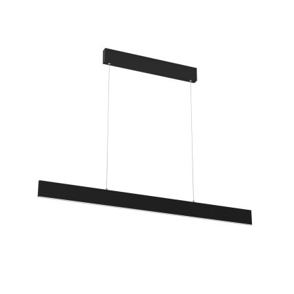 Immax NEO 07076L - Ρυθμιζόμενο LED φωτιστικό οροφής με καλώδιο, μαύρο LISTON LED/18W/230V Tuya + τηλεχειριστήριο