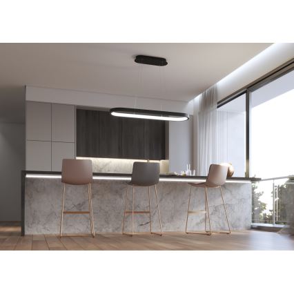 Immax NEO 07078L - Ρυθμιζόμενο LED φωτιστικό οροφής με καλώδιο HIPODROMO LED/66W/230V Tuya + τηλεχειριστήριο