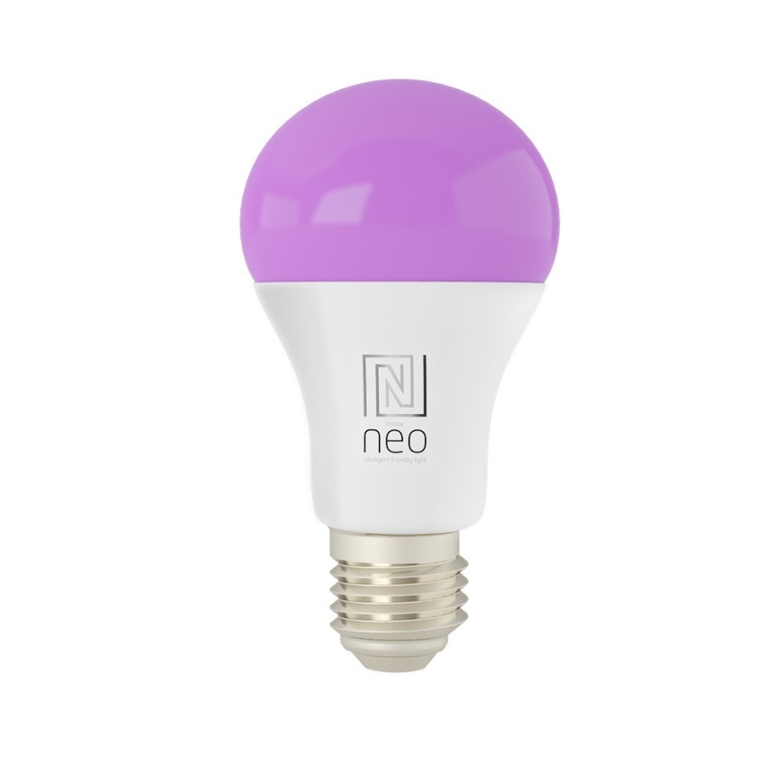 Immax NEO 07115L - Ρυθμιζόμενη LED RGB λάμπα E27/9W/230V 1800-6500K Tuya