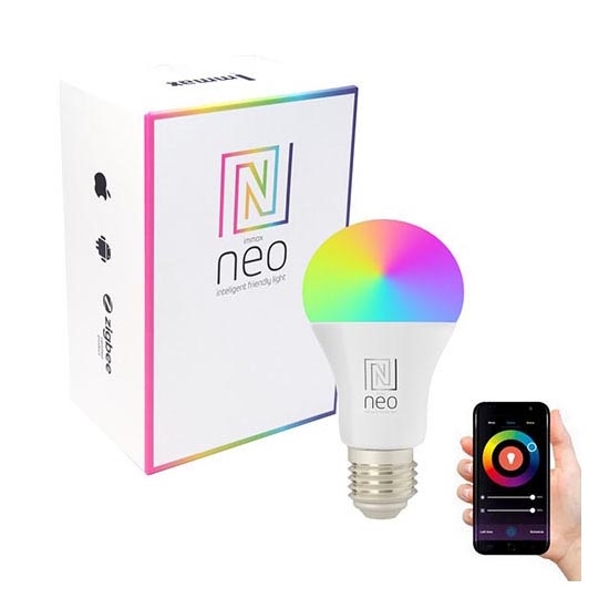Immax NEO 07115L - Ρυθμιζόμενη LED RGB λάμπα E27/9W/230V 1800-6500K Tuya