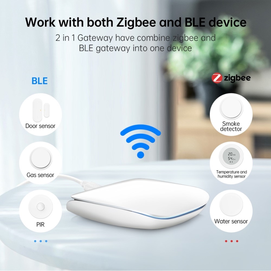 Immax NEO 07117-6 - MULTI BRIDGE PRO Έξυπνη γέφυρα Zigbee 3.0 με Wi-Fi