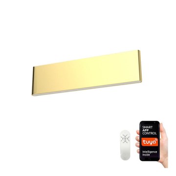 Immax Neo 07129L - Ρυθμιζόμενο φωτιστικό τοίχου LED LISTON LED/8W/230V χρυσό Tuya + τηλεχειριστήριο