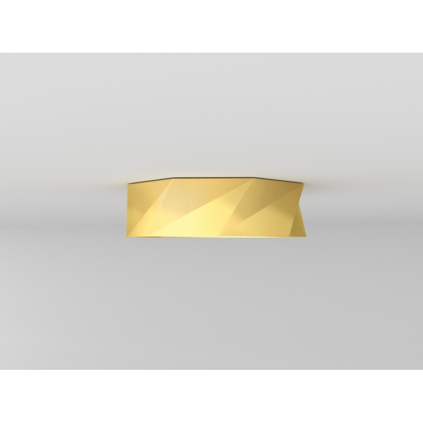 Immax NEO 07132-G40 - LED SMART Ρυθμιζόμενο φωτιστικό οροφής DIAMANTE LED/31W/230V χρυσό 40 εκ. Tuya ZigBee + τηλεχειριστήριο