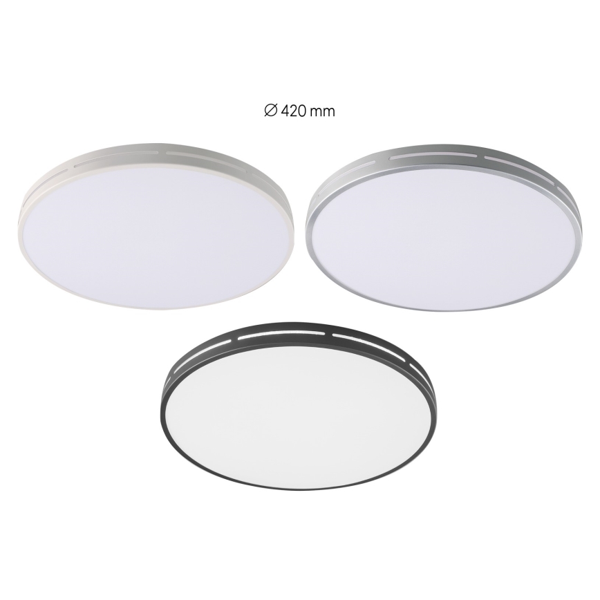 Immax NEO 07145-B42 - Φωτιστικό οροφής LED Dimmable NEO LITE VISTAS LED/24W/230V Tuya Wi-Fi μαύρο + τηλεκοντρόλ