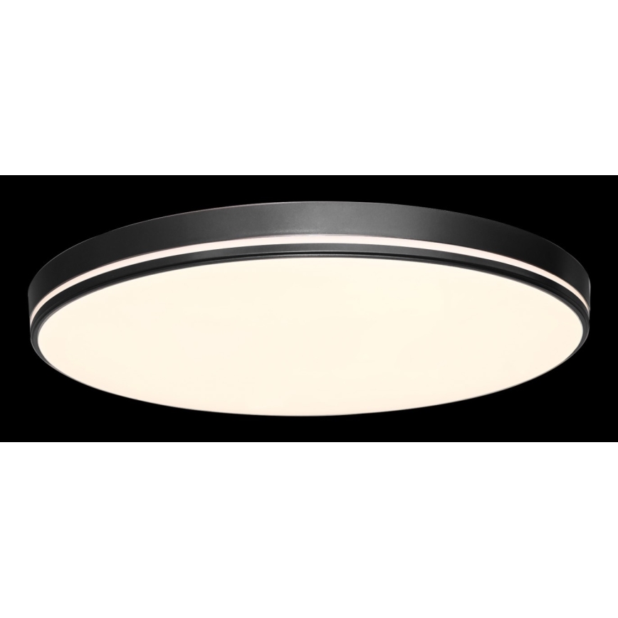 Immax NEO 07148-B40  - LED  Φωτιστικό οροφής NEO LITE AREAS LED/24W/230V με δυνατότητα αυξομείωσης φωτισμού  Tuya Wi-Fi μαύρο + τηλεχειριστήριο